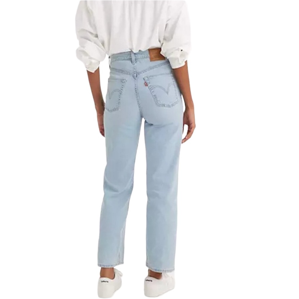 Levi’s Premium ribcage straight super high rise ankle jeans button fly size 25 - Picture 3 of 16